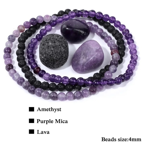 Set of gemstone Bracelets and Gemstones - Picture 7 of 7
